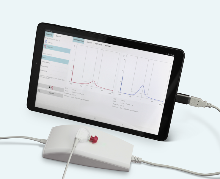 PC Based Tympanometer Auditdata